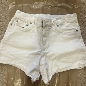 jcrew crewcuts white denim shorts